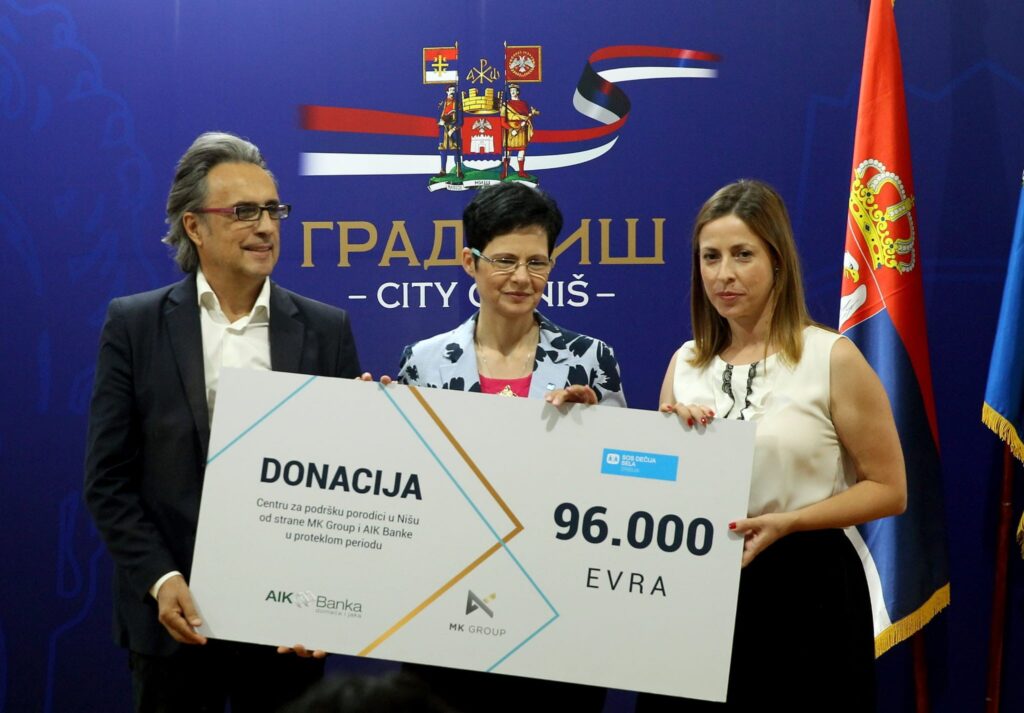 MK Group and AIK Bank helped 2,500 childred and young people in Niš
